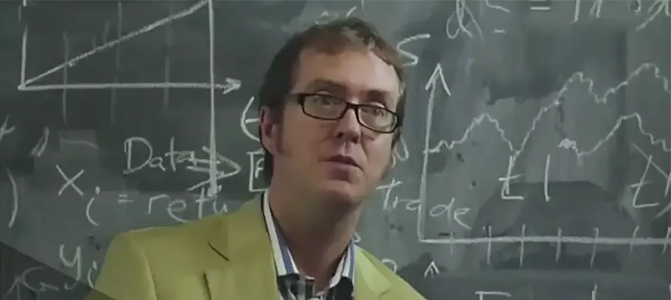 Still from the documentary Quants: The Alchemists of Wall Street